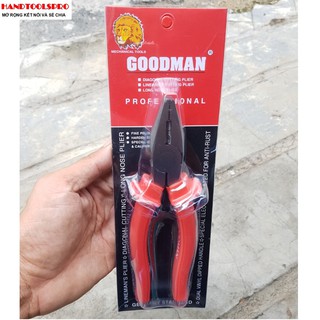 Kìm điện 7 inch GOODMAN cán đỏ 95-307