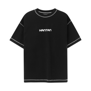 Áo thun logo viền chỉ
