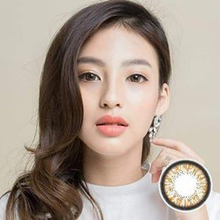 Len MĂt Thái Không Độ Màu Nâu vàng BROWN