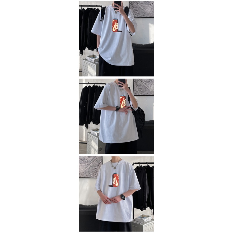 Áo Thun Tay Ngắn Phong Cách Hàn Quốc Size M-5XL Dành Cho Nam