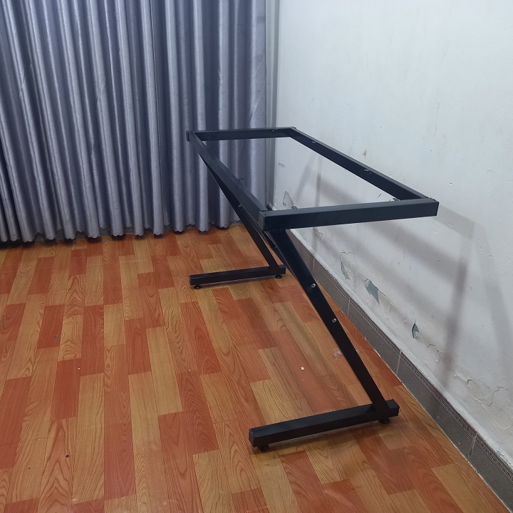 Bàn làm việc Chữ U,K,Z, học tập, Gaming, Kt D1200 x R600 x C750, Chân sắt sơn tĩnh điện, Mặt gổ công nghiệp MDF