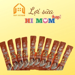 10 gói dùng thử lợi sữa hi mom hapi giúp gọi sữa về,mát sữa ,thông tắc tuyến sữa,cỏ cari tốt cho mẹ sau sinh 300ml