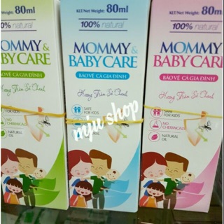 Xịt chống muỗi MOMMY & BABYCARE 80ml