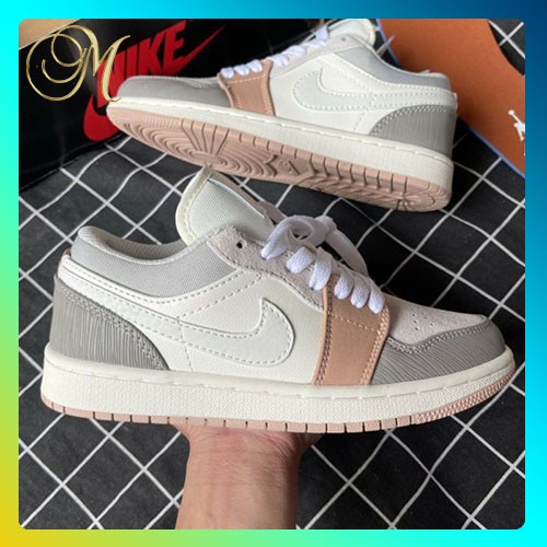 [ Hotrend  ] Giày thể thao Sneakers Nam Nữ Jordan 1 Low Milan Hồng phấn chuẩn 1/1