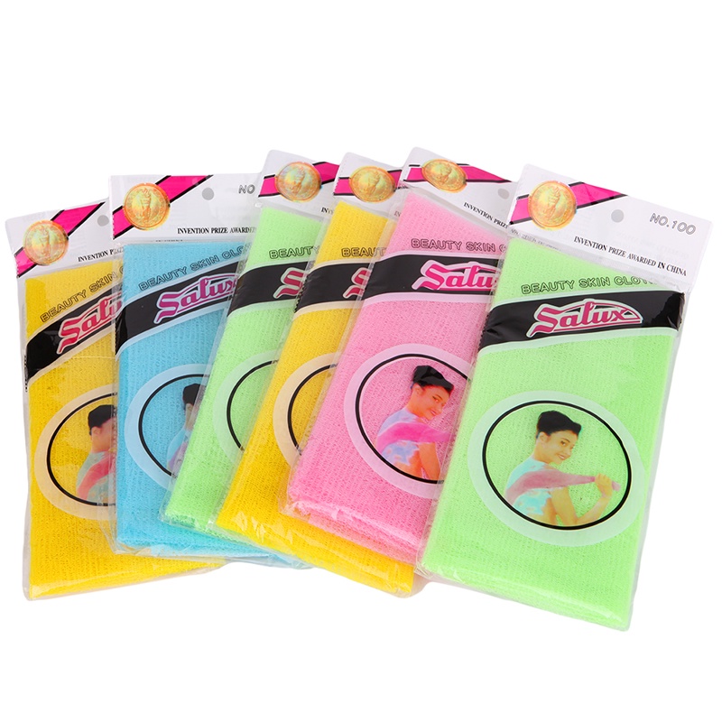 Khăn tắm nylon tẩy tế bào chết làm sạch sâu cho da
