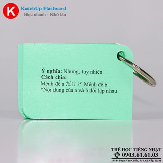 Bộ KatchUp Flashcard Ngữ Pháp N3 (Soumatome n3) – High Quality