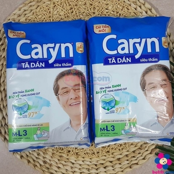 Bỉm Dán Caryn gói 3 miếng ML3 cho mẹ sau sinh