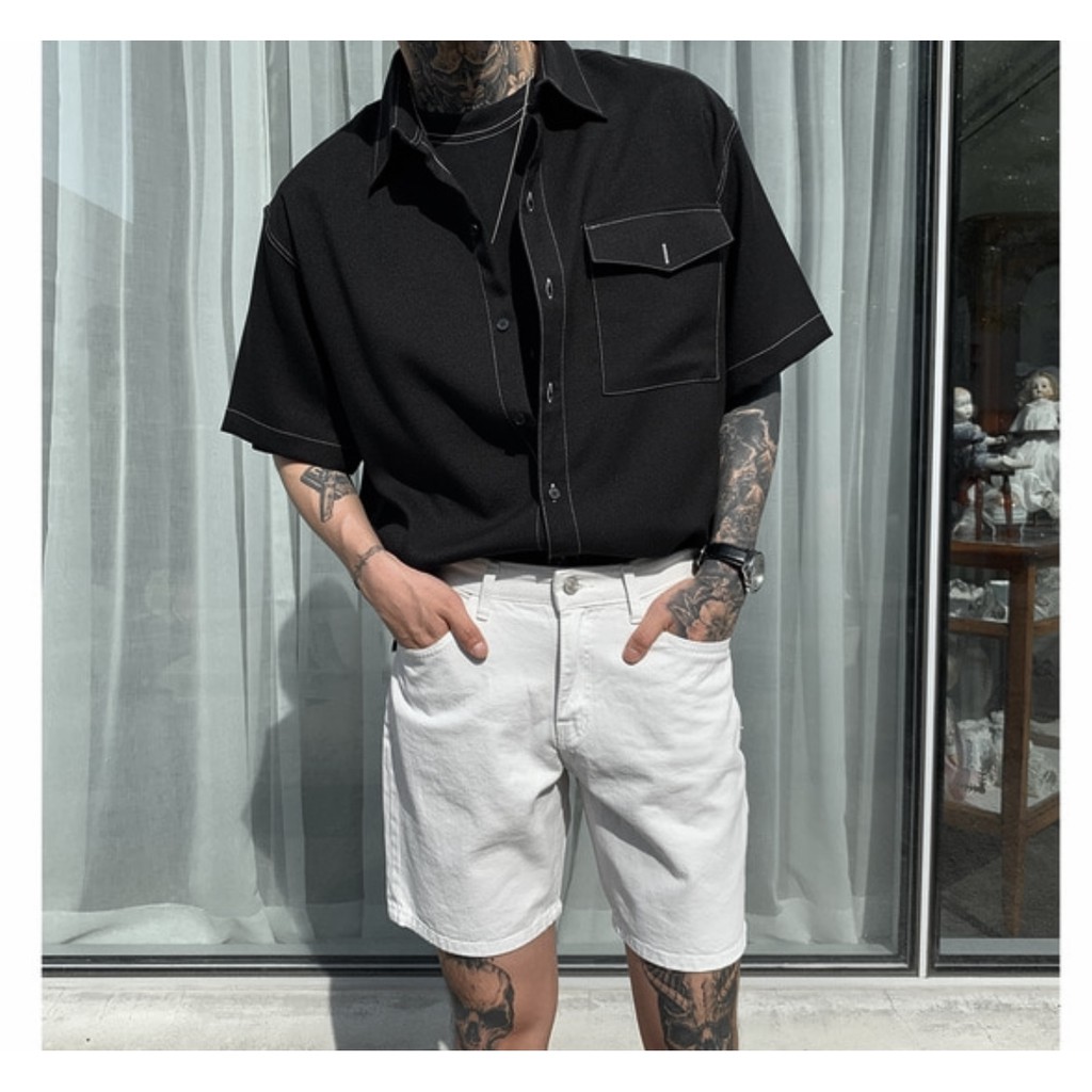 ÁO SƠ MI CHUOT TRANG Pocket Yarn KKL | BigBuy360 - bigbuy360.vn