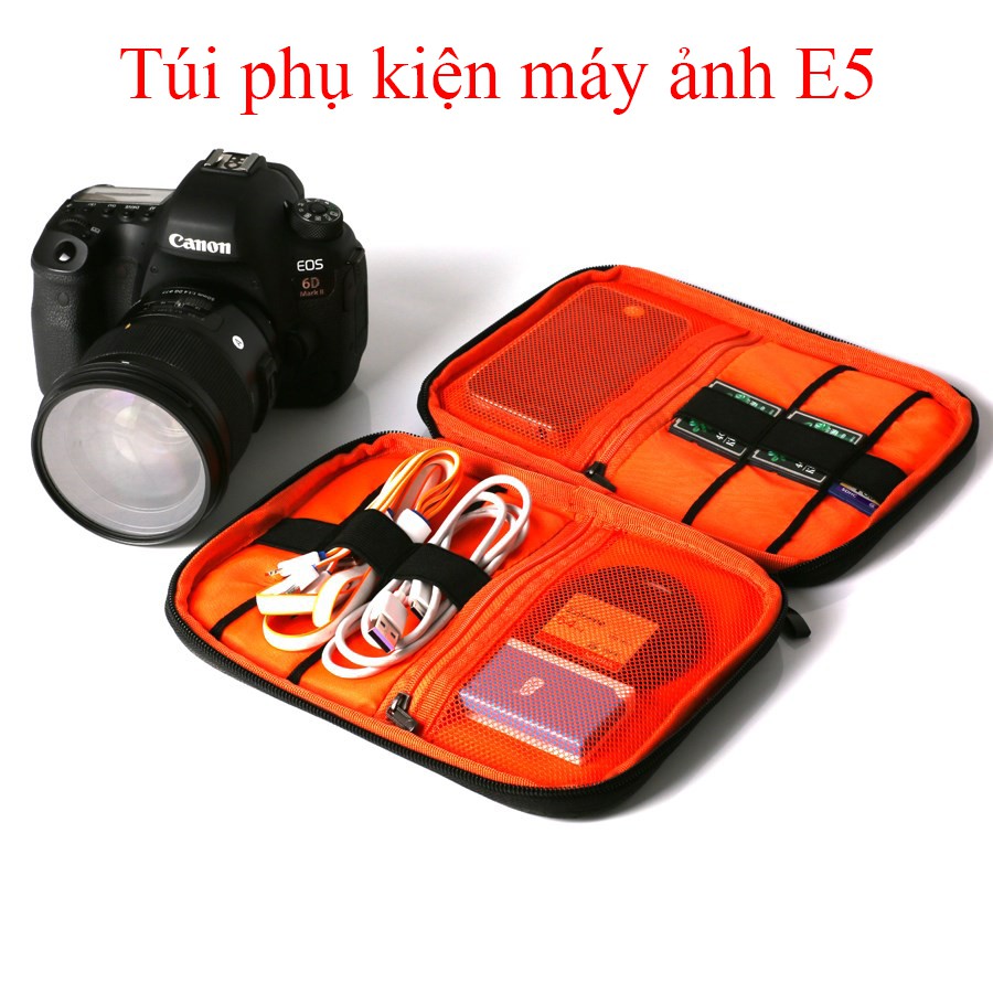 Túi phụ kiện máy ảnh- đồ điện tử E6