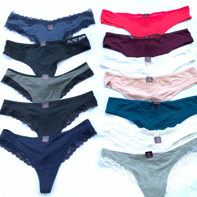 Quần lọt khe 100 mẫu size S cotton ultra soft lasenza