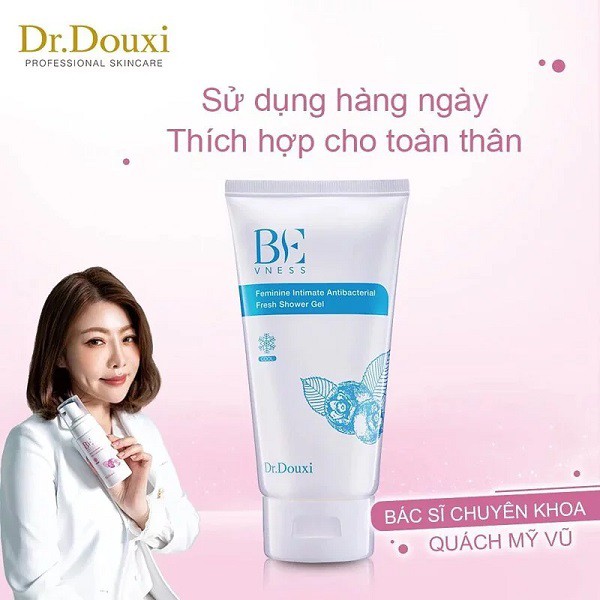 ( Set 3 sản phẩm ) Dr.Douxi Sữa tắm kháng khuẩn+ Dung dịch dạng bọt Vệ Sinh + Xịt Phụ Khoa  -