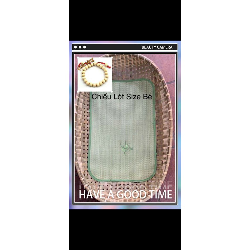 Chiếu lót nôi size bé