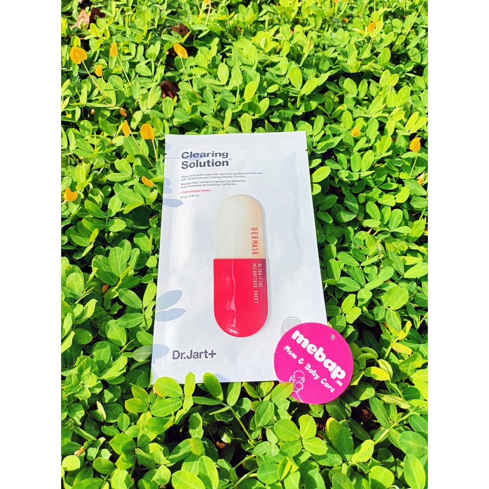 MẶT NẠ DR.JART CLEARING SOLUTION 27G VÀ BRINGTENING SOLUTION 30G