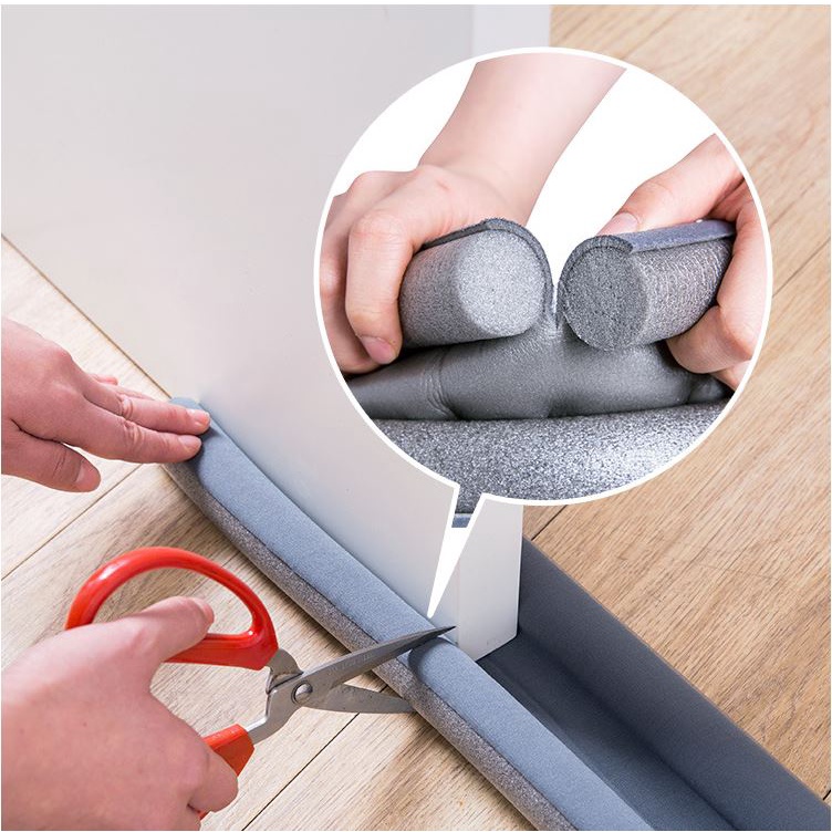 Xốp Chặn Khe Cửa Đa Năng Ngăn Côn Trùng,Chắn Gió Mùa,Ngừa Bụi Bẩn,Giảm Ồn