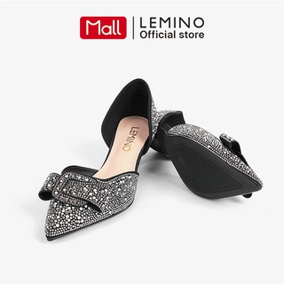 Giày nữ LEMINO LE621001 3cm gót nhọn đính đá kiêu sang thumbnail