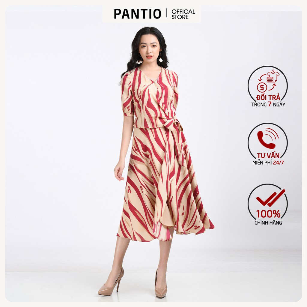 Chân váy dài dạo phố chất liệu cao cấp kèm hoạ tiết độc đáo BJD52182 - PANTIO