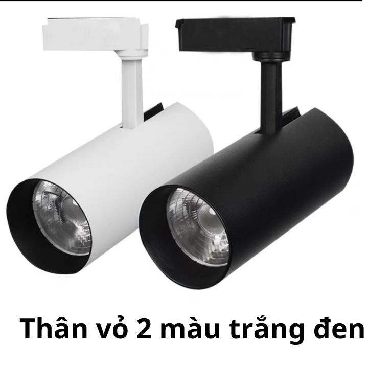 Đèn rọi ray 20w 30w led cob siêu sáng tiết kiệm điện trang trí tường tranh cửa hàng shop thời trang smartlife.86
