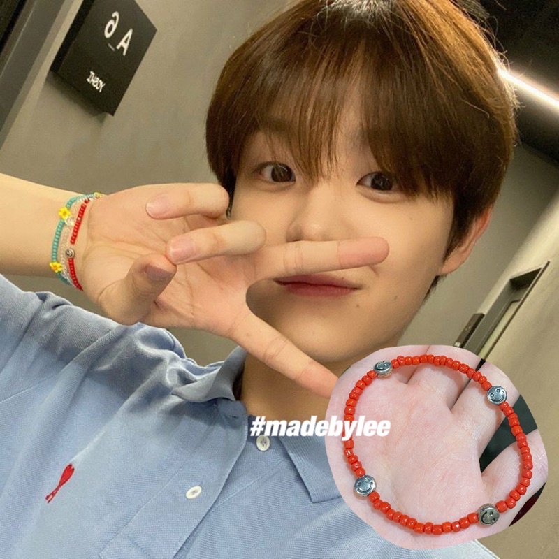 Vòng Tay Hạt Cườm Cheapmoment Jihoon Treasure Vòng tay hạt co giãn 3 size tay MADEBYLEE