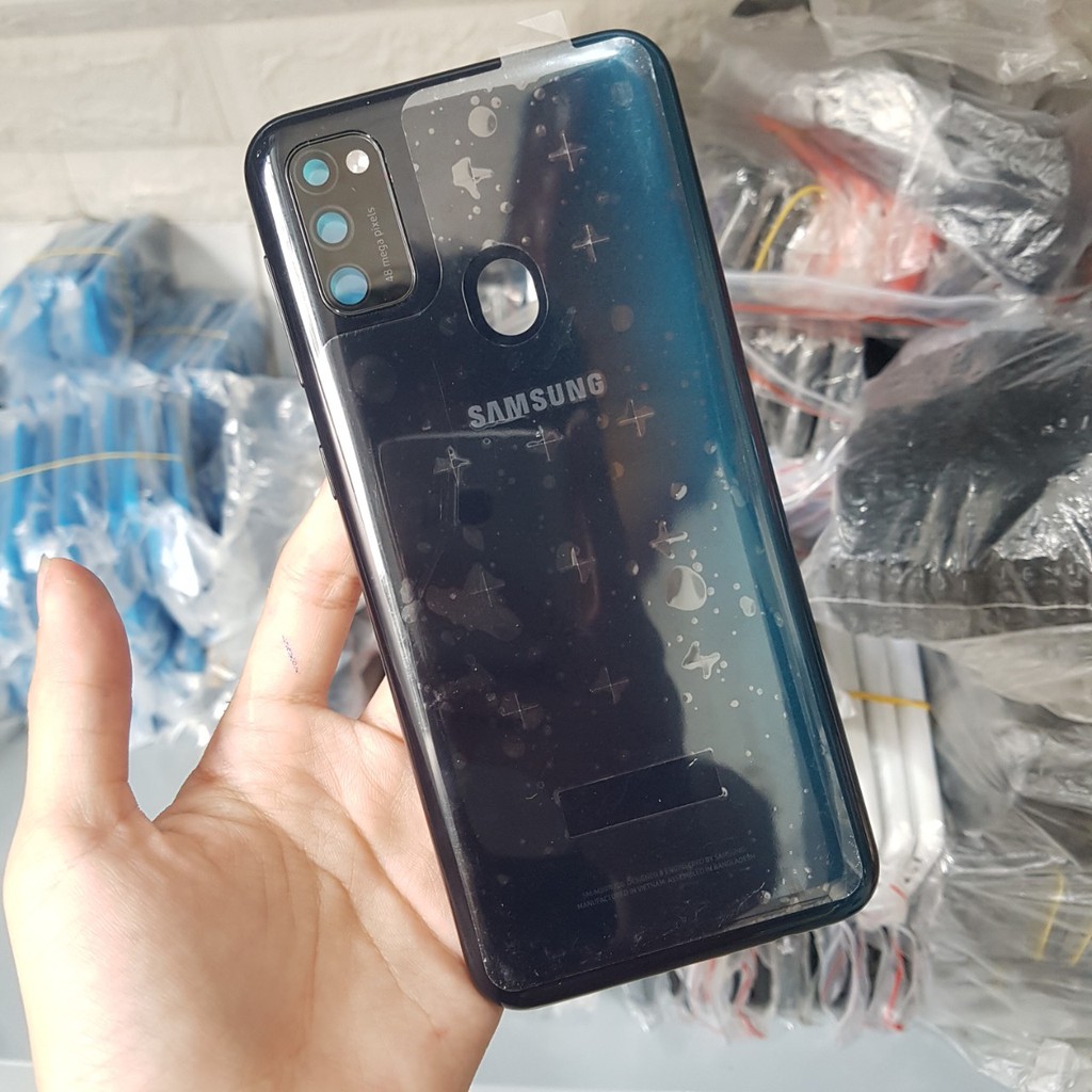 Nắp Lưng Samsung M30s Kèm Kính Camera Zin Hàng Cao Cấp