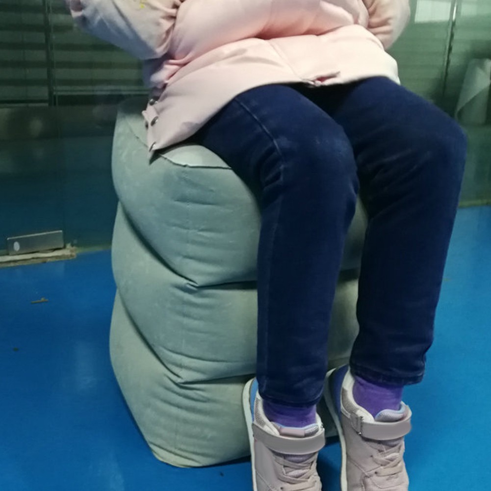 Gối Kê Chân Bơm Hơi Tiện Dụng Khi Đi Du Lịch / Chơi Thể Thao / Máy Bay K1