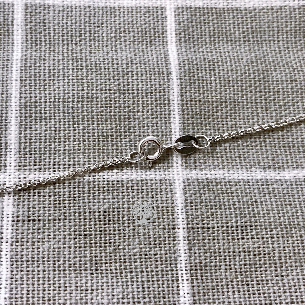 Dây chuyền bạc xích phồng