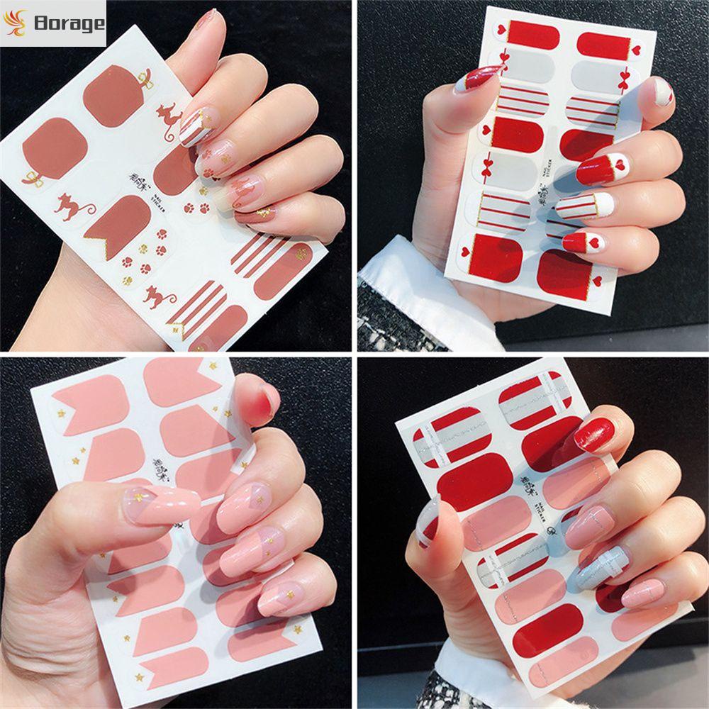 [Hàng mới về] Miếng dán trang trí móng tay 3D thời trang