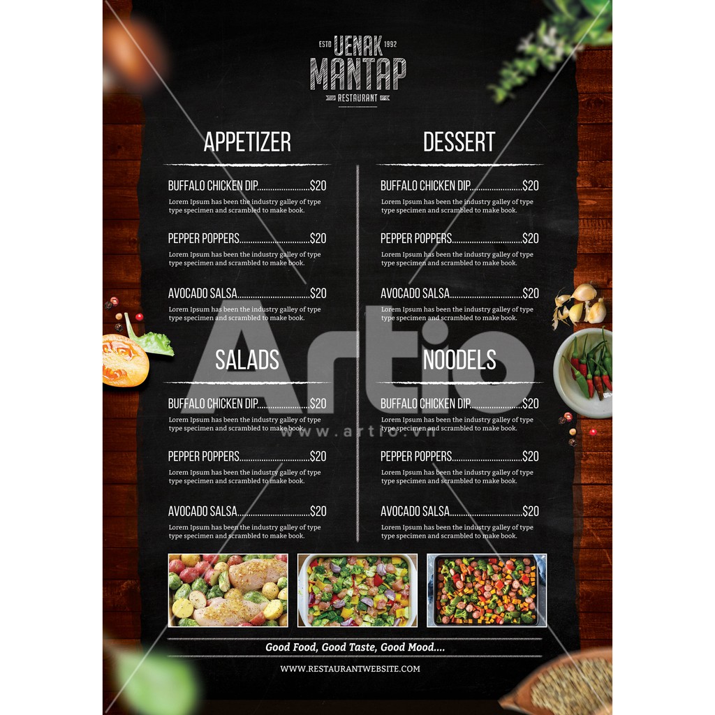 Thiết kế Menu cà phê | Menu Coffee Design | Thiết kế Menu nhà hàng | Thiết kế menu trà sữa