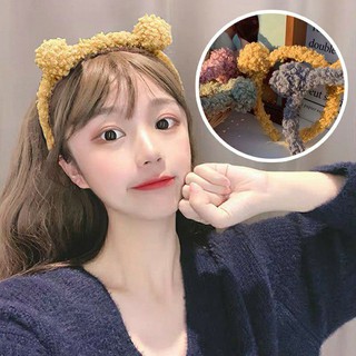 Bờm cài tóc tai gấu thời trang