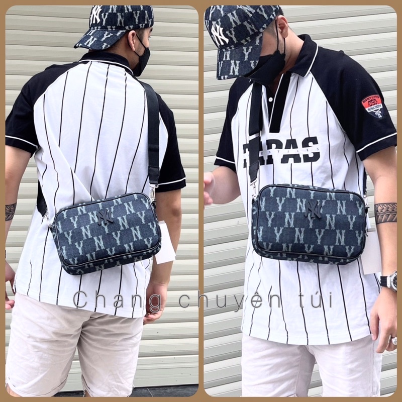 (XẢ KHO) TÚI ĐEO CHÉO NAM NỮ NY denim đẹp cá tính (Full tem mác) ảnh thật
