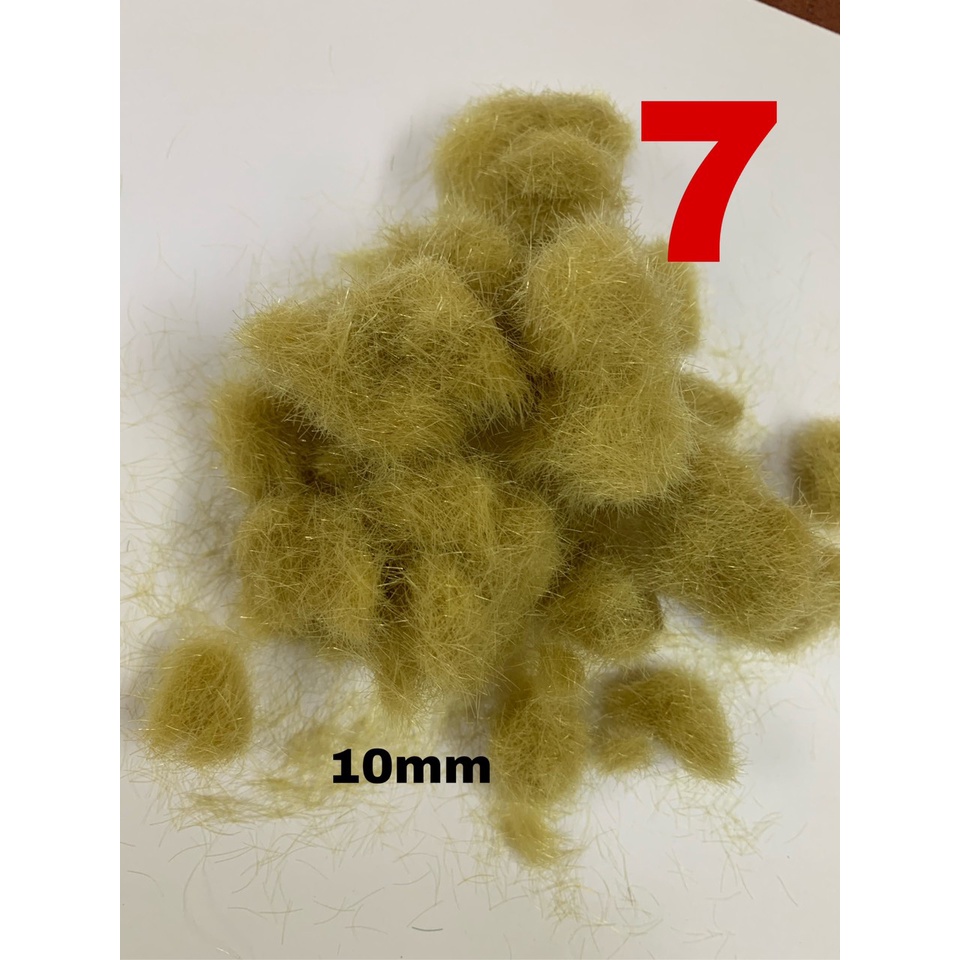 Bột Cỏ Sợi 8mm,10mm Nhiều Màu Làm Mô Hình Sa Bàn