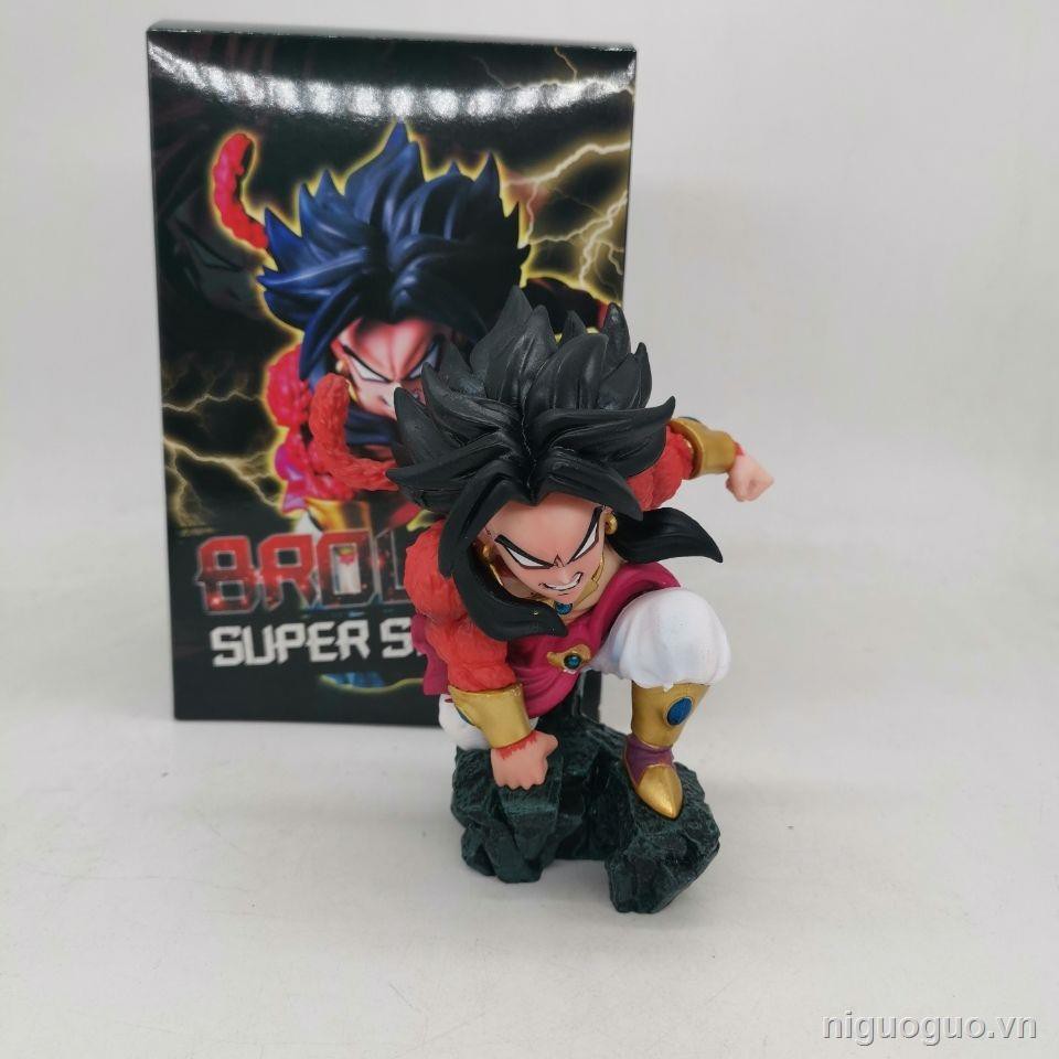 Figure ✜♦✸Dragon Ball Super Four Broly Scene Version Hand-made Decoration Gift