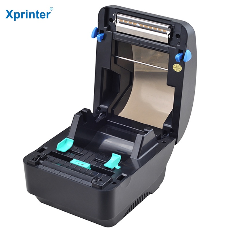 Máy in mã vạch, đơn hàng Xprinter XP 350B Plus Khổ K80 Tặng kèm 1 cuộn giấy tùy chọn