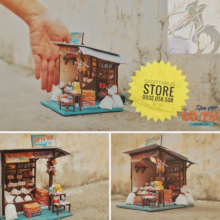 Mô Hình Lắp Ráp Tiệm Gạo Tí Hon - AD06