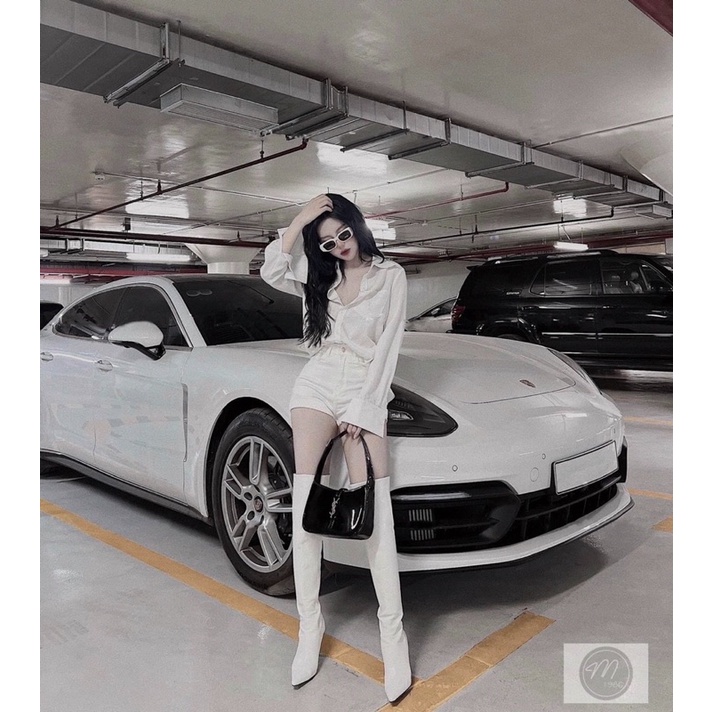 Túi xách nữ ,túi YSL kẹp nách fullbox 24cm