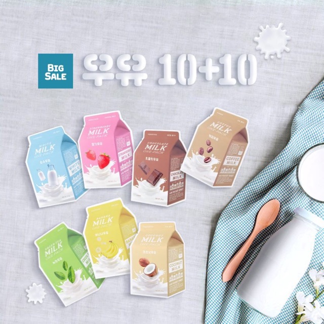 MẶT NẠ A’PIEU MILK ONE PAC