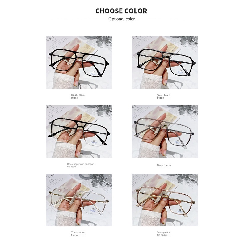 Mắt Kính TR90 Chống Ánh Sáng Xanh Thời Trang Dành Cho Nam Và Nữ 81242