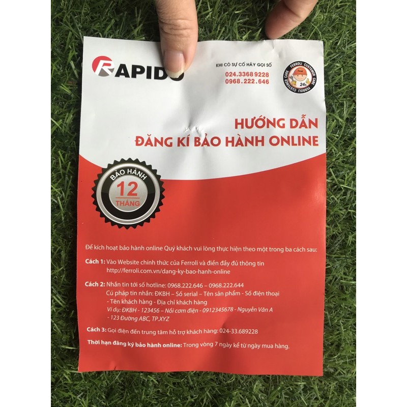 Nồi cơm điện Rapido điện tử 1,2Lít | BigBuy360 - bigbuy360.vn