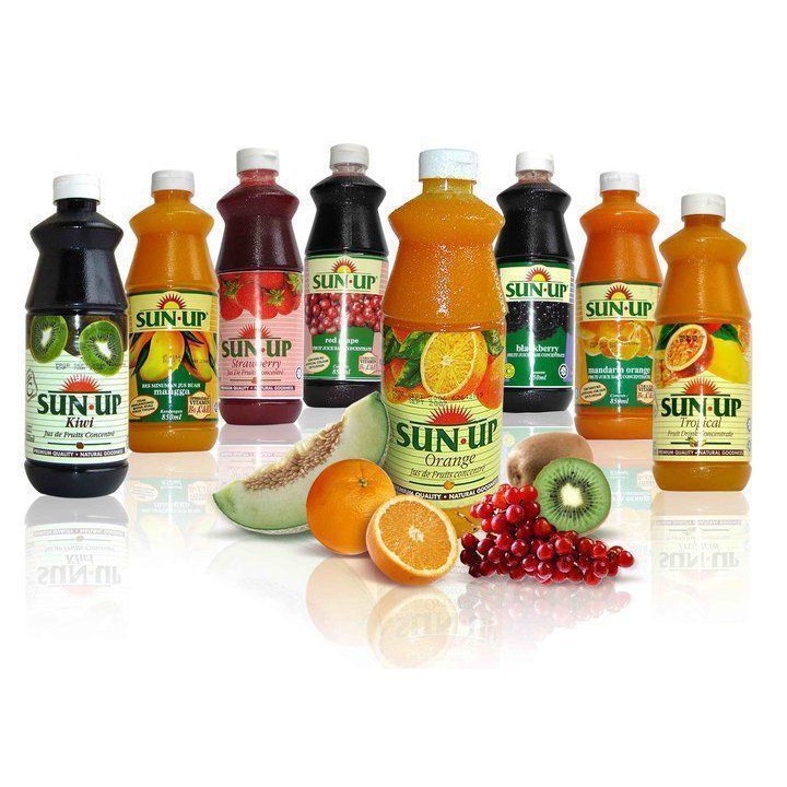 Siro Sun Up Hàn Quốc chai thủy tinh 850ml