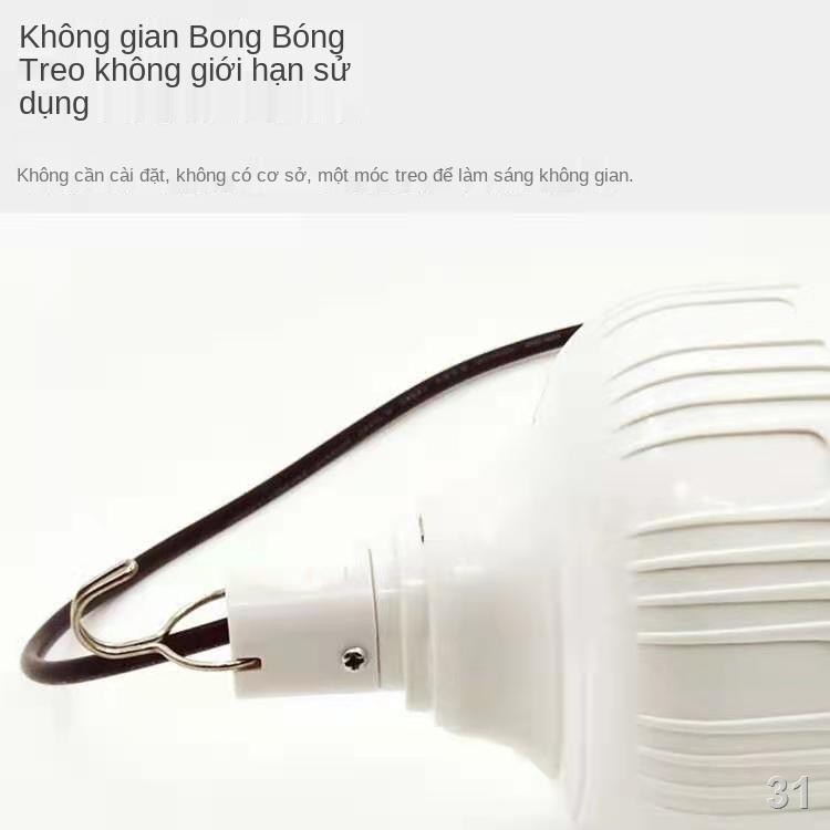 Uđèn LED năng lượng mặt trời trong nhà chiếu sáng hành lang ban công Móc một cho hai bóng đèn phòng khách siêu sáng lối