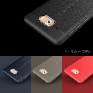 Ốp lưng SamSung Galaxy C9 Pro silicon giả da, chống sốc Auto Focus