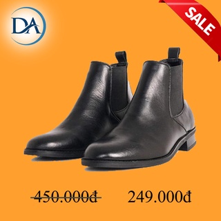The basic wolf chelsea boot - black, bảo hành 12 tháng