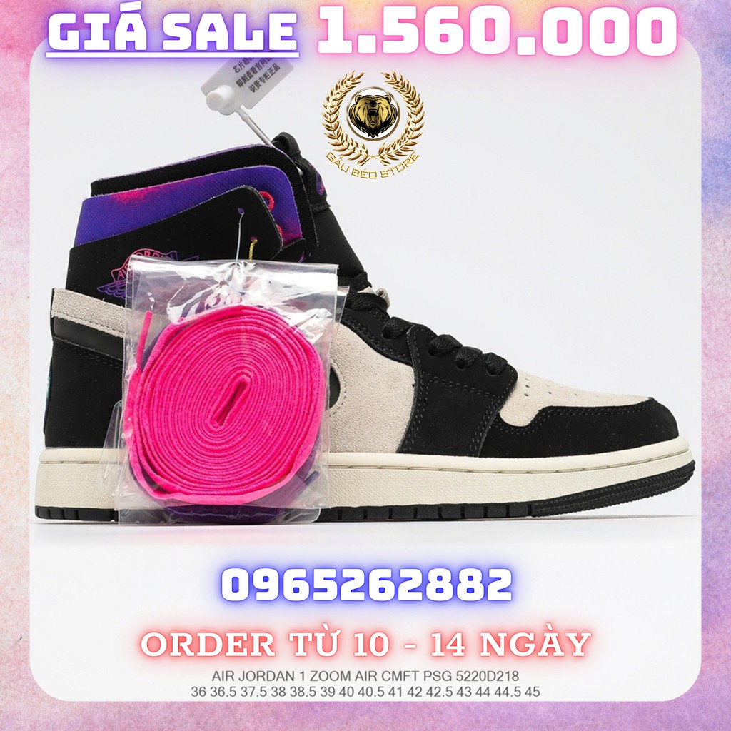 Order 1-2 Tuần + Freeship Giày Outlet Store Sneaker _Air Jordan 1 Zoom Comfort “PSG” MSP: 5220D2181 gaubeostore.shop