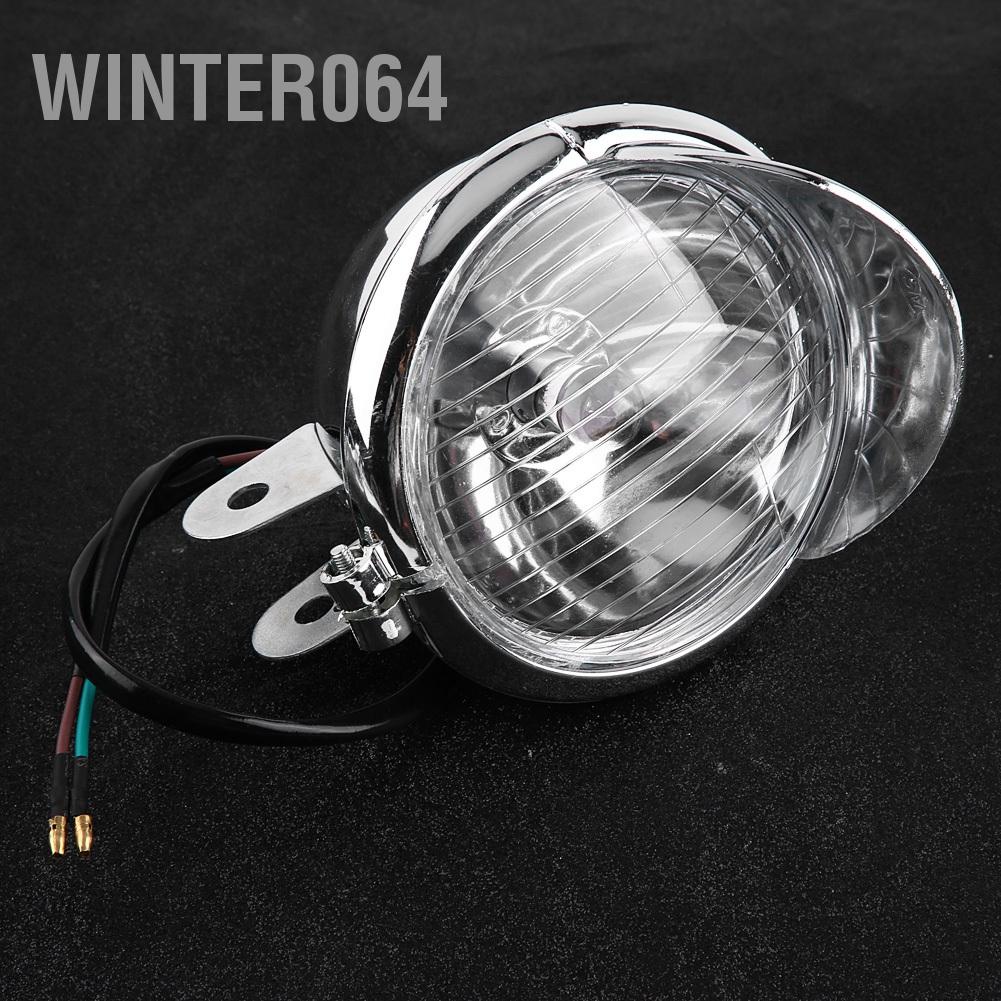 Đèn sương mù retro Đèn pha đèn pha Xe máy phổ thông DC 12V Winter064