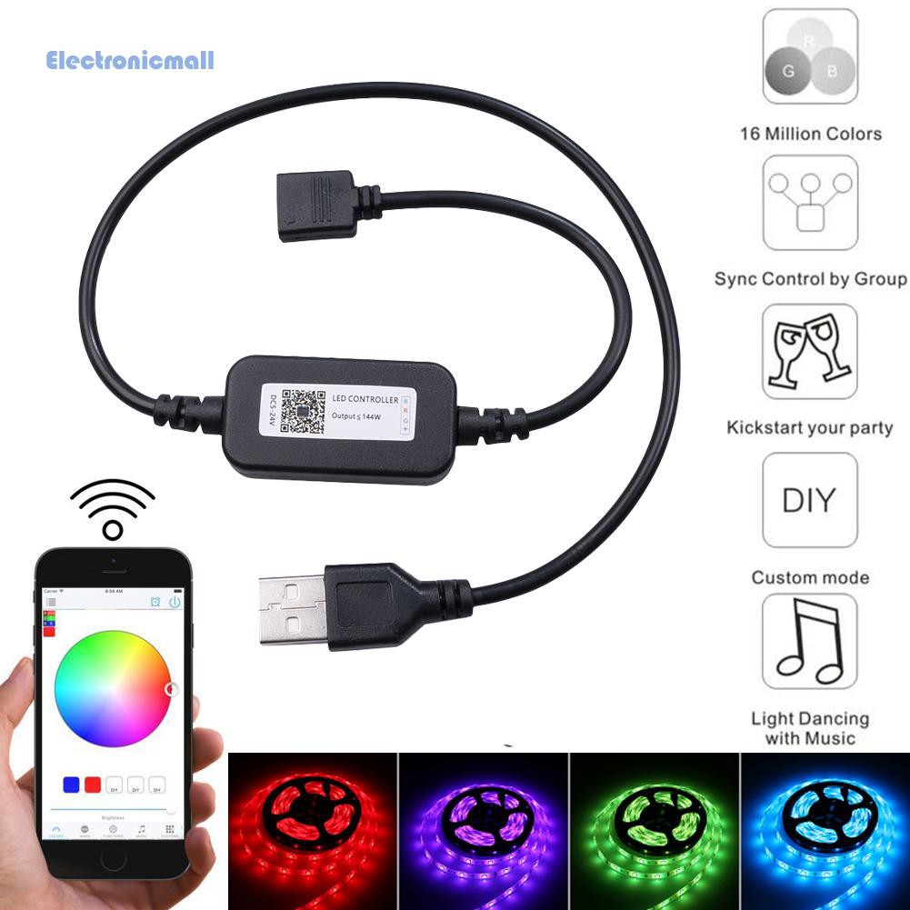 Bộ Điều Khiển Dây Đèn Led Usb Bluetooth 01 | BigBuy360 - bigbuy360.vn