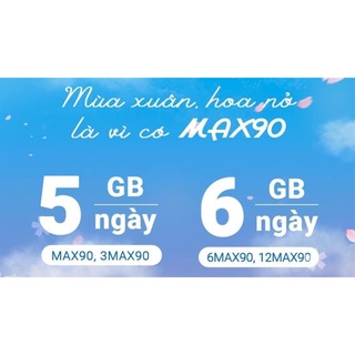 Sim max90 mobifone, sim 4g có 150gb sử dụng toàn quốc