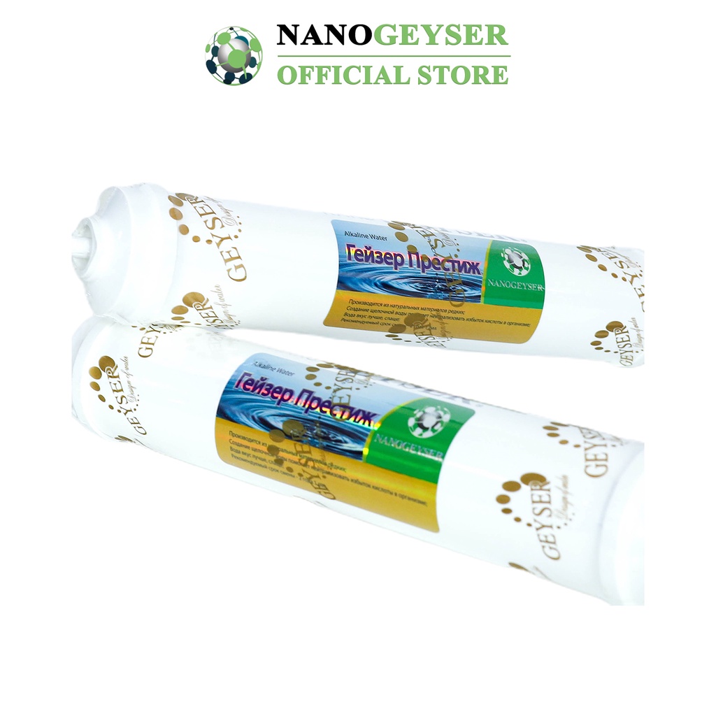 Lõi Alkaline Nano Geyser, Bổ sung Kiềm cho nước, Dùng cho các dòng máy lọc nước RO, NANO, UF, Kangaroo, Karofi, Aqua...