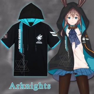 Áo khoác hoodie tay dài in họa tiết Anime Arknights Amiya thời trang hàng mới