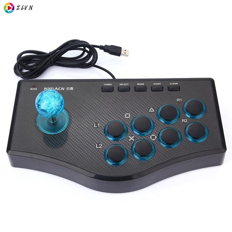 Wired Arcade Joystick for PS3 Computer PC Gamepad Gaming Console