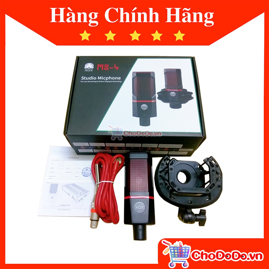 Mic thu âm livestream chuyên nghiệp XOX MS4 bản nâng cấp của ISK AT100