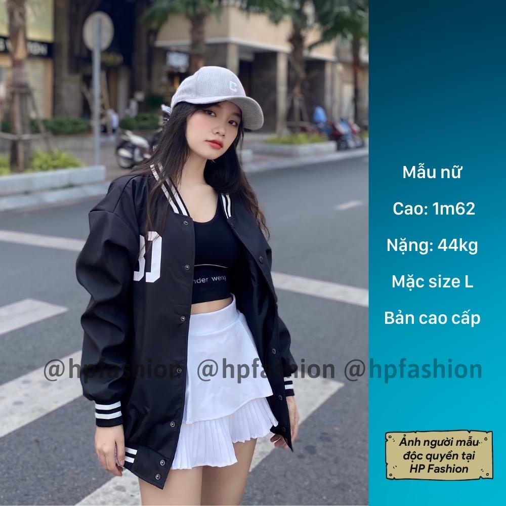 Áo bomber jacket ❤️Áo khoác dù form rộng 2 lớp style Unisex cho nam nữ JK03